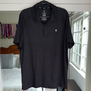 Hurley Men's Charcoal Polo Shirt